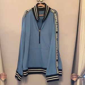 Karl Lagerfeld zip up sweatshirt